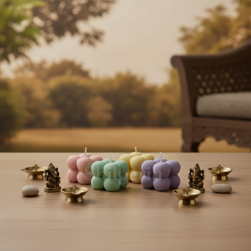 Bubble 2x2 Candle