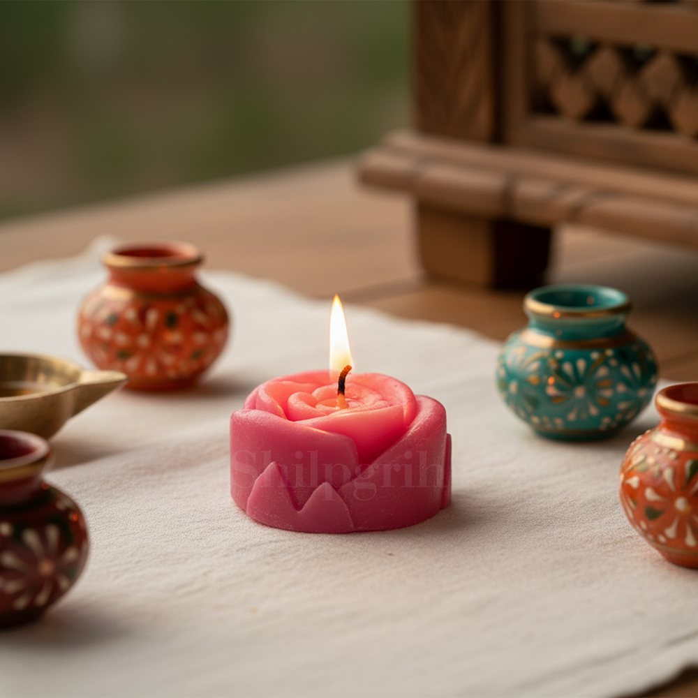 Rose Soft Edge (Big) Candle