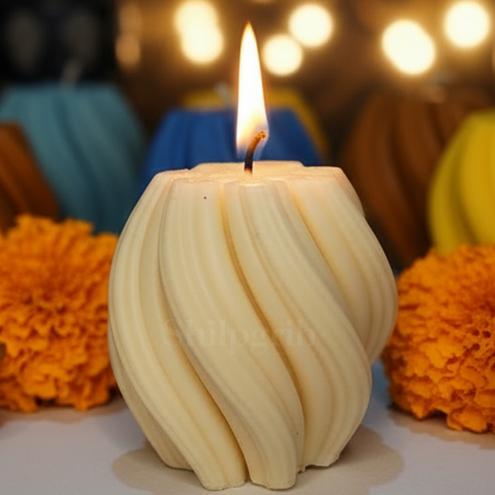 Swirl Candle